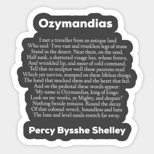 Ozymandias Sticker